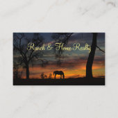 Ranch Cartes de visite immobiliers (Devant)