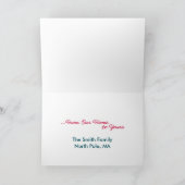 Ranch Dressing Carte de Noël personnalisable (Intérieur)