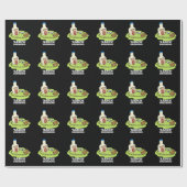 Ranch Dressing Funny Food Pun Dark BG Cadeaupapier (Vlak)