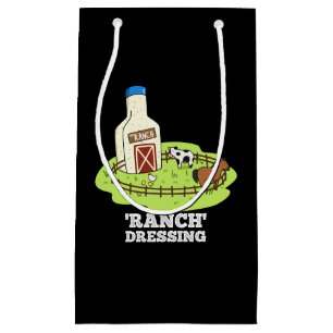 Ranch Dressing Funny Food Pun Dark BG Klein Cadeauzakje