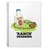 Ranch Dressing Grappig Voedsel Pun Notitieboek (Voorkant)