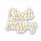 Ranch Dressing Opslag Sticker (Voorkant)