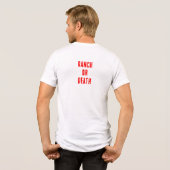 ranch or death Tri-Blend shirt (Achterkant volledig)