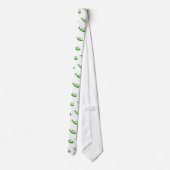 Ranch rouge de chien - cravate de pois (Dos)