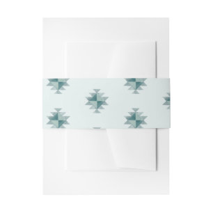 Ranch stijl buikbanden uitnodigingen wikkel