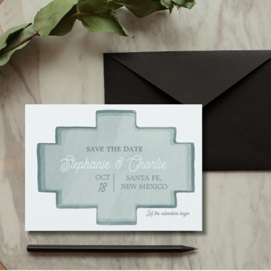 Ranch Wedding Enregistrer La Date Invitation