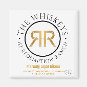 Ranch Whiskeys Logo Magnet (Devant)