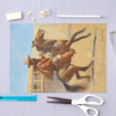 Ranchero of Old California door Maynard Dixon Tissuepapier (Craft)