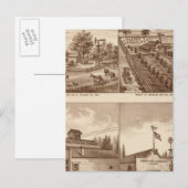 Ranches, stallen, Tulare Co., Cal Briefkaart (Voorkant / Achterkant)