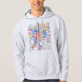 Ranchi Jharkhand City Map Hoodie
