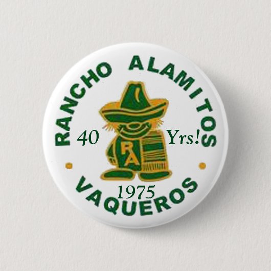 Rancho Alamitos 1975 Reunion Buttonnen Ronde Button 5,7 Cm (Voorkant)