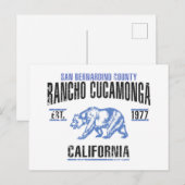 Rancho Cucamonga Briefkaart (Voorkant / Achterkant)