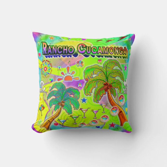 Rancho Cucamonga Mind Coussin (Recto)