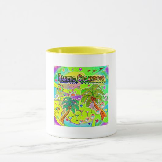 Rancho Cucamonga Mind Focus Mug Mok (Midden)