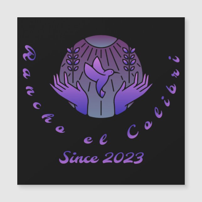 Rancho El Colibri Magnet (Devant)