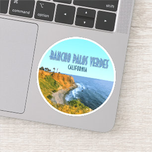 Rancho Palos Verdes California Point Vicente Sticker