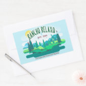 Rancho Relaxo Spring Logo Rechthoekige Sticker (Envelop)