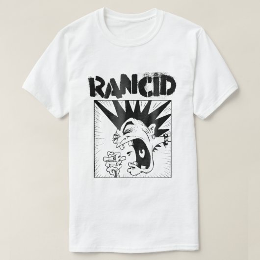 Rancie Officiële Merchandise Microfoon T-shirt (Design voorkant)