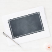  rand blanco Blackboard rechthoek Sticker (Envelop)