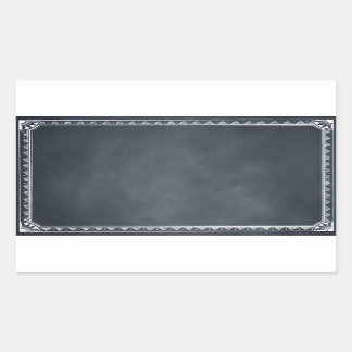  rand blanco Blackboard rechthoek Sticker
