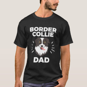 Rand Collie Dad Mannen Boys Dog-eigenaars T-shirt