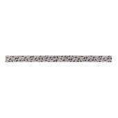 Rand Collie en Paw Print Satin Ribbon Lint (Voorkant)