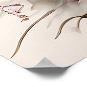 Rand Collie Inktportret Poster (Hoek)