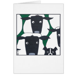 Rand Collie & Sheep Blank Card