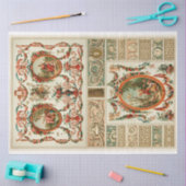  rand en portret voor ontkoppeling tissuepapier (Craft)