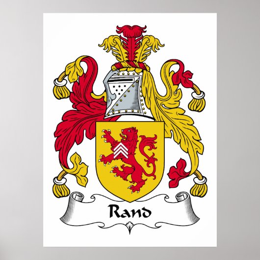 Rand Family Crest Poster (Voorkant)