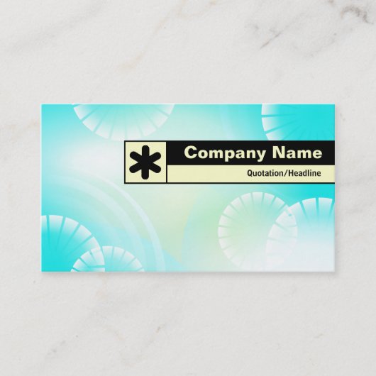 Rand geëtiketteerd - Abstract 02 Visitekaartje (Voorkant)