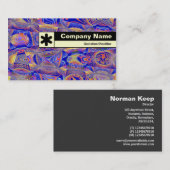 Rand geëtiketteerd - Fractal Abstract 061012a Visitekaartje (Voorkant / Achterkant)