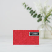 Rand Label - Rood tapijt (Staand voorkant)