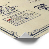 Rand McNally Junior Road Map California en Nevada Poster (Hoek)