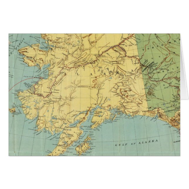 Rand McNally's kaart van Alaska (Voorkant Horizontaal)
