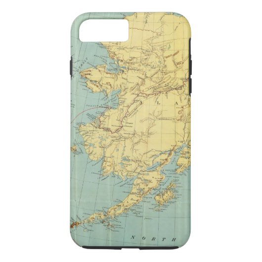 Rand McNally's kaart van Alaska Case-Mate iPhone Case (Achterkant)