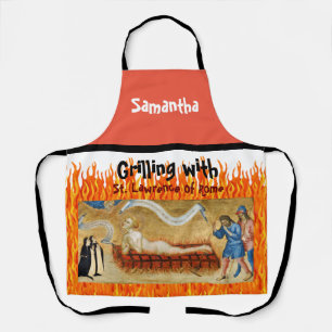 Rand met St. Lawrence All-Over Print Apron Schort
