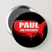 RAND PAUL 2012 RONDE BUTTON 4,0 CM (Voorkant /achterkant)