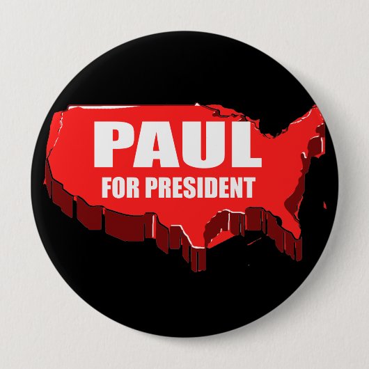 RAND PAUL 2012 RONDE BUTTON 4,0 CM (Voorkant)