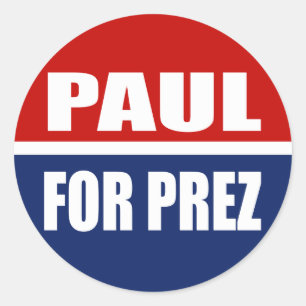 RAND PAUL 2012 RONDE STICKER