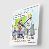 Rand Paul The Early Years Funny Wall Clock Vierkante Klok (Hoek)