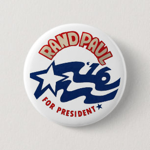 Rand Paul voor President 2016 Ronde Button 5,7 Cm