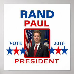 Rand Paul voor President in 2016 Poster