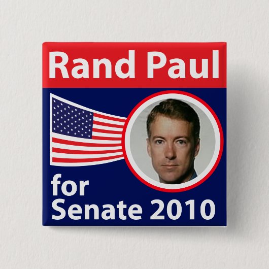 Rand Paul voor Senaat 2010 Button (Voorkant)