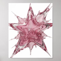Rand Pink WATER SPLASH 3D Tekst Kunst