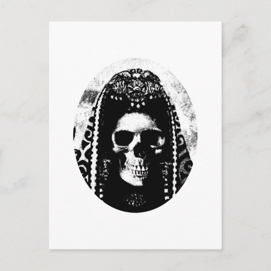Rand Reaper Skull Design Briefkaart (Voorkant)