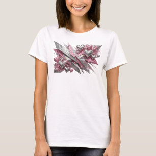 Rand Rode ABSTRACTE KUNST Design T-shirt