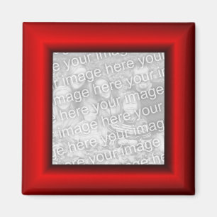 Rand Rode Mock Lijst Magneet