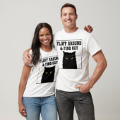 Rand rond en ontdek de grappige kat over t-shirt (Unisex)