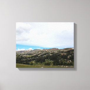 Rand van de Absaroka-Beartooth Mountains 11x14 Canvas Afdruk